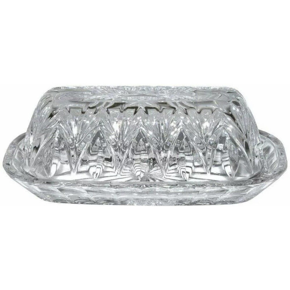 NEW Waterford Crystal MARQUIS CANTERBURY 7.5" Covered Butter Dish # 1056565 -NIB